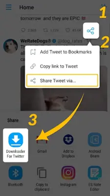 Download Twitter Videos - GIF android App screenshot 6